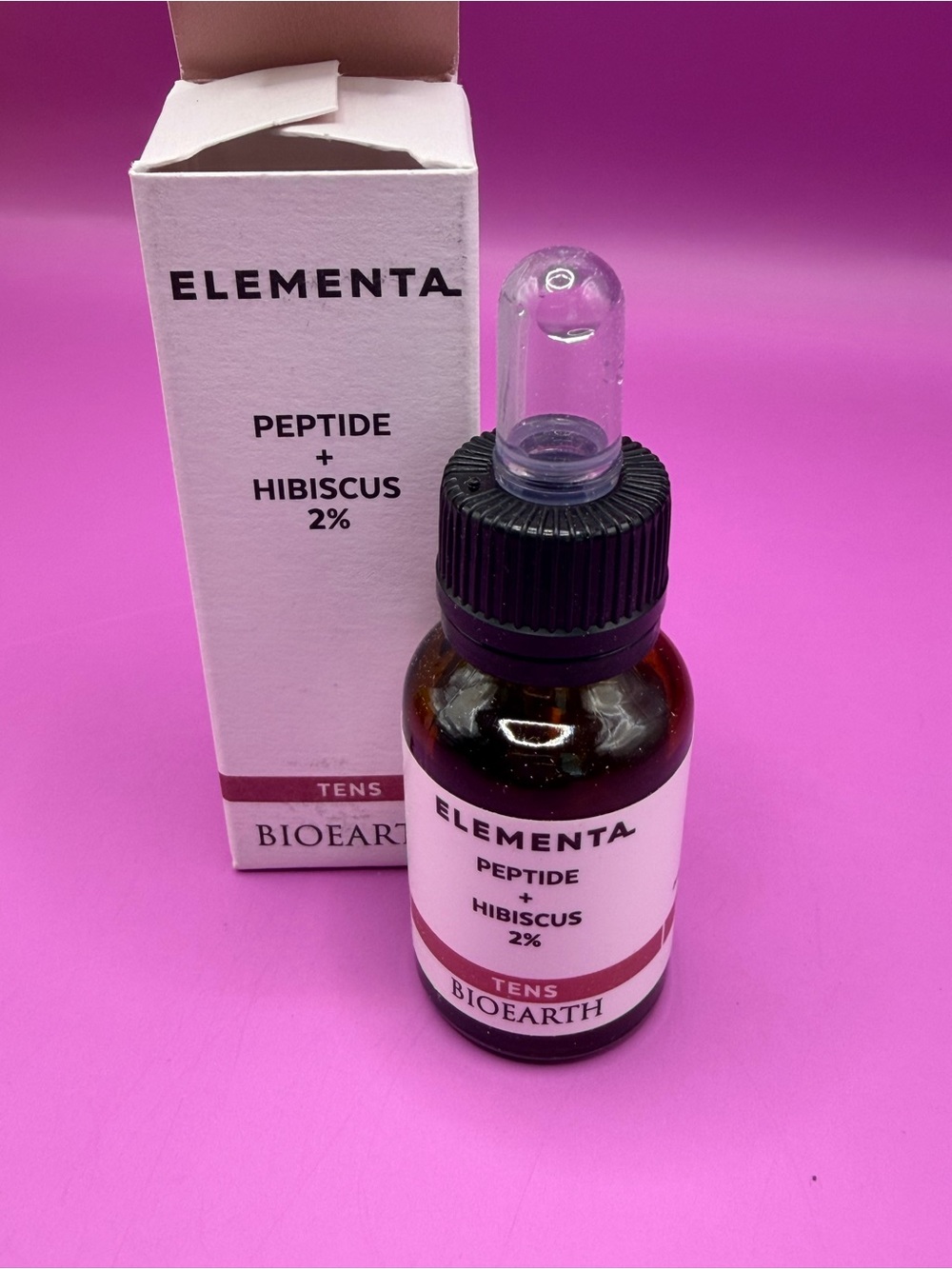 Elements Peptide + Hibiscus 2% Serum — Pink